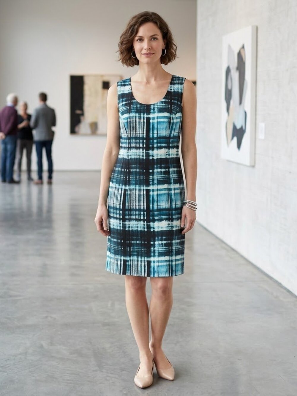 Pendleton shift with scoop neck